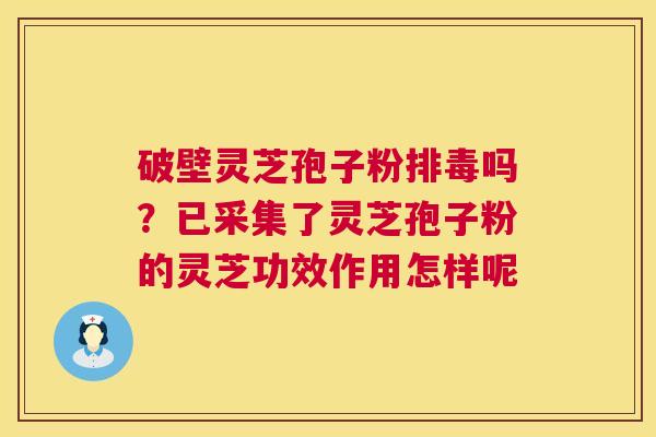 破壁灵芝孢子粉排毒吗?已采集了灵芝孢子粉的灵芝功效作用怎样呢 第1张 破壁灵芝孢子粉排毒吗?已采集了灵芝孢子粉的灵芝功效作用怎样呢 第1张