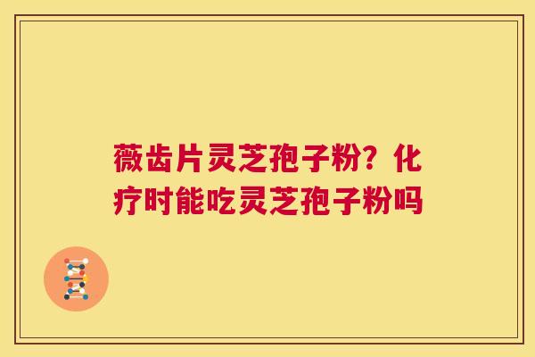 薇齿片灵芝孢子粉?化疗时能吃灵芝孢子粉吗 第1张 薇齿片灵芝孢子粉?化疗时能吃灵芝孢子粉吗 第1张