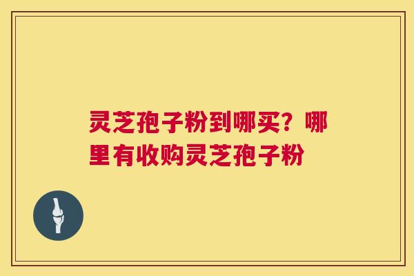 灵芝孢子粉到哪买？哪里有收购灵芝孢子粉  第1张