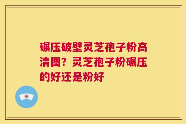 碾压破壁灵芝孢子粉高清图?灵芝孢子粉碾压的好还是粉好 第1张 碾压破壁灵芝孢子粉高清图?灵芝孢子粉碾压的好还是粉好 第1张