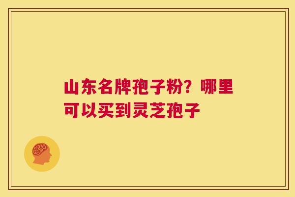 山东名牌孢子粉?哪里可以买到灵芝孢子 第1张 山东名牌孢子粉?哪里可以买到灵芝孢子 第1张