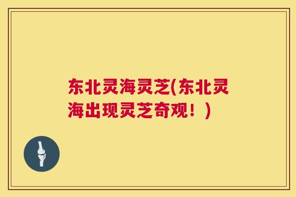 东北灵海灵芝(东北灵海出现灵芝奇观!) 第1张 东北灵海灵芝(东北灵海出现灵芝奇观!) 第1张