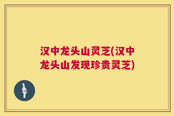 汉中龙头山灵芝(汉中龙头山发现珍贵灵芝) 第1张 汉中龙头山灵芝(汉中龙头山发现珍贵灵芝) 第1张