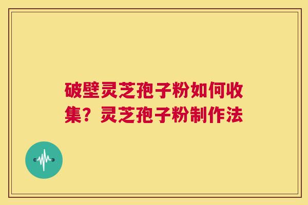 破壁灵芝孢子粉如何收集?灵芝孢子粉制作法 第1张 破壁灵芝孢子粉如何收集?灵芝孢子粉制作法 第1张