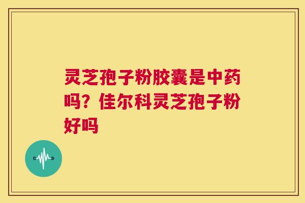 灵芝孢子粉胶囊是中药吗?佳尔科灵芝孢子粉好吗 第1张 灵芝孢子粉胶囊是中药吗?佳尔科灵芝孢子粉好吗 第1张