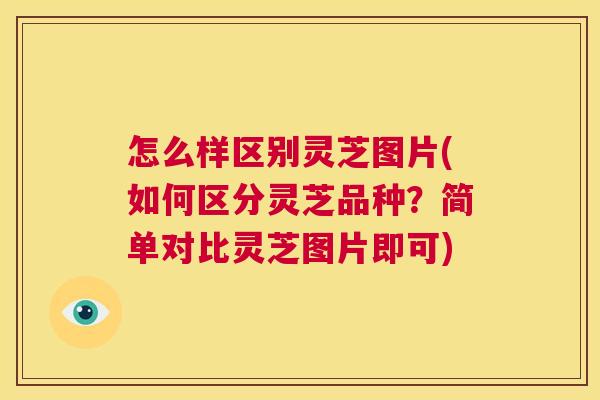 怎么样区别灵芝图片(如何区分灵芝品种?简单对比灵芝图片即可) 第1张 怎么样区别灵芝图片(如何区分灵芝品种?简单对比灵芝图片即可) 第1张
