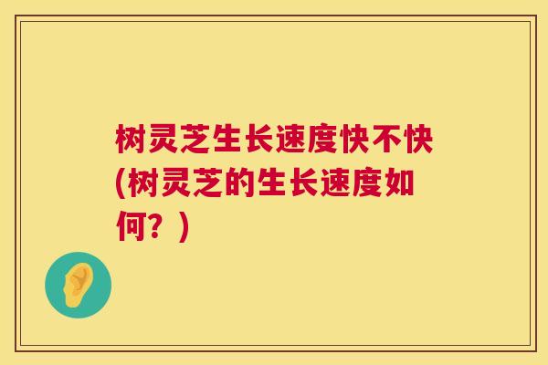 树灵芝生长速度快不快(树灵芝的生长速度如何?) 第1张 树灵芝生长速度快不快(树灵芝的生长速度如何?) 第1张