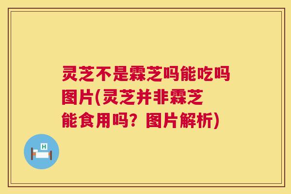 灵芝不是霖芝吗能吃吗图片(灵芝并非霖芝 能食用吗?图片解析) 第1张 灵芝不是霖芝吗能吃吗图片(灵芝并非霖芝 能食用吗?图片解析) 第1张