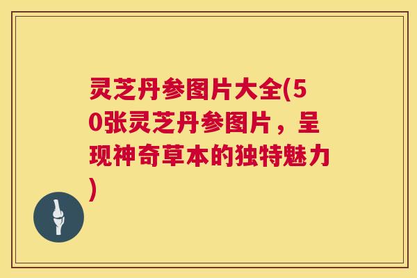 灵芝丹参图片大全(50张灵芝丹参图片，呈现神奇草本的独特魅力)  第1张