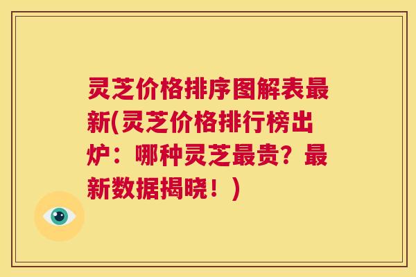 灵芝价格排序图解表最新(灵芝价格排行榜出炉:哪种灵芝最贵?最新数据揭晓!) 第1张 灵芝价格排序图解表最新(灵芝价格排行榜出炉:哪种灵芝最贵?最新数据揭晓!) 第1张
