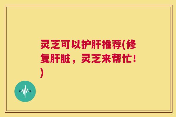 灵芝可以护肝推荐(修复肝脏,灵芝来帮忙!) 第1张 灵芝可以护肝推荐(修复肝脏,灵芝来帮忙!) 第1张
