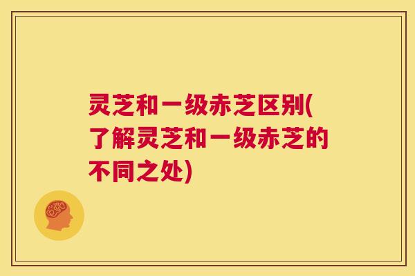 灵芝和一级赤芝区别(了解灵芝和一级赤芝的不同之处) 第1张 灵芝和一级赤芝区别(了解灵芝和一级赤芝的不同之处) 第1张