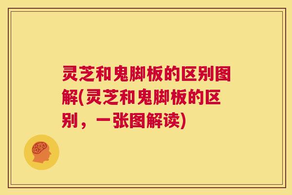 灵芝和鬼脚板的区别图解(灵芝和鬼脚板的区别,一张图解读) 第1张 灵芝和鬼脚板的区别图解(灵芝和鬼脚板的区别,一张图解读) 第1张