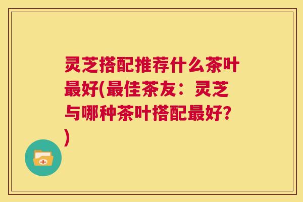 灵芝搭配推荐什么茶叶最好(最佳茶友:灵芝与哪种茶叶搭配最好?) 第1张 灵芝搭配推荐什么茶叶最好(最佳茶友:灵芝与哪种茶叶搭配最好?) 第1张