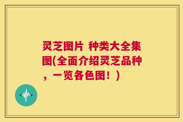 灵芝图片 种类大全集图(全面介绍灵芝品种，一览各色图！)  第1张