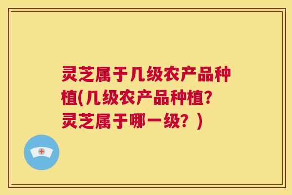 灵芝属于几级农产品种植(几级农产品种植?灵芝属于哪一级?) 第1张 灵芝属于几级农产品种植(几级农产品种植?灵芝属于哪一级?) 第1张