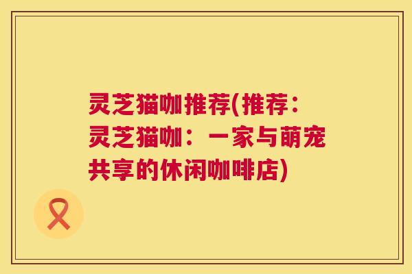 灵芝猫咖推荐(推荐:灵芝猫咖:一家与萌宠共享的休闲咖啡店) 第1张 灵芝猫咖推荐(推荐:灵芝猫咖:一家与萌宠共享的休闲咖啡店) 第1张