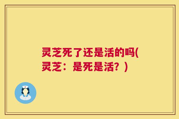 灵芝死了还是活的吗(灵芝:是死是活?) 第1张 灵芝死了还是活的吗(灵芝:是死是活?) 第1张