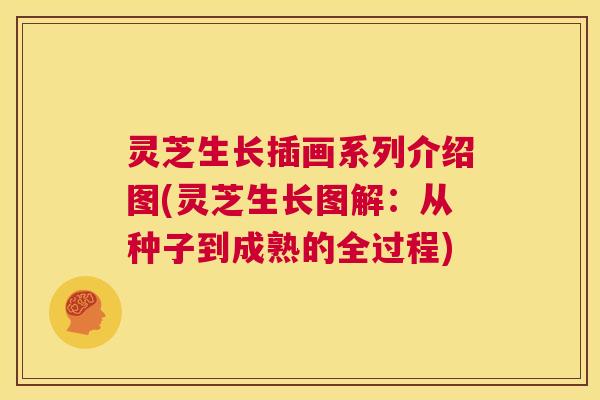 灵芝生长插画系列介绍图(灵芝生长图解:从种子到成熟的全过程) 第1张 灵芝生长插画系列介绍图(灵芝生长图解:从种子到成熟的全过程) 第1张