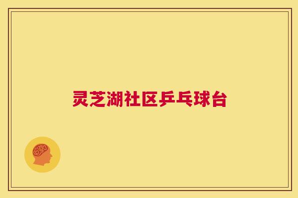灵芝湖社区乒乓球台 第1张 灵芝湖社区乒乓球台 第1张
