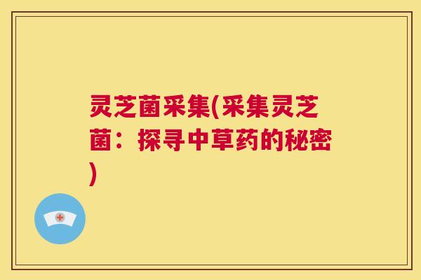灵芝菌采集(采集灵芝菌:探寻中草药的秘密) 第1张 灵芝菌采集(采集灵芝菌:探寻中草药的秘密) 第1张