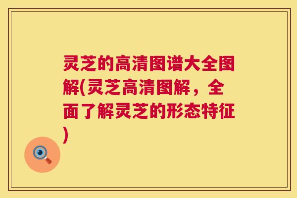 灵芝的高清图谱大全图解(灵芝高清图解,全面了解灵芝的形态特征) 第1张 灵芝的高清图谱大全图解(灵芝高清图解,全面了解灵芝的形态特征) 第1张
