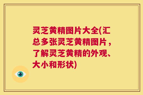 灵芝黄精图片大全(汇总多张灵芝黄精图片,了解灵芝黄精的外观、大小和形状) 第1张 灵芝黄精图片大全(汇总多张灵芝黄精图片,了解灵芝黄精的外观、大小和形状) 第1张