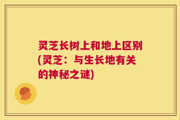 灵芝长树上和地上区别(灵芝:与生长地有关的神秘之谜) 第1张 灵芝长树上和地上区别(灵芝:与生长地有关的神秘之谜) 第1张