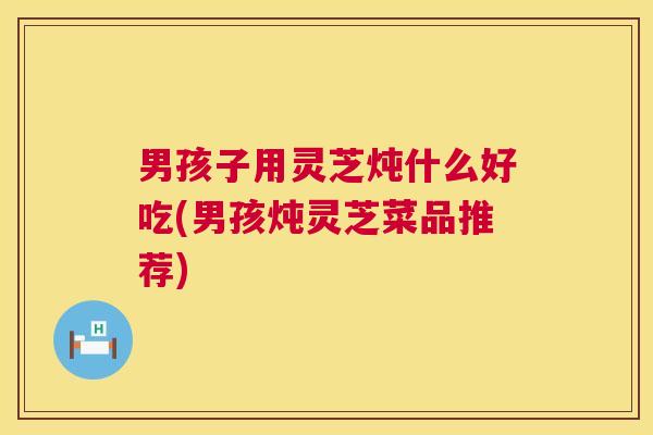 男孩子用灵芝炖什么好吃(男孩炖灵芝菜品推荐)  第1张