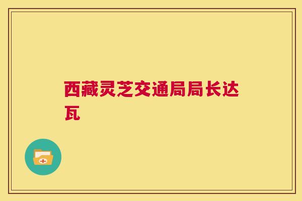 西藏灵芝交通局局长达瓦  第1张