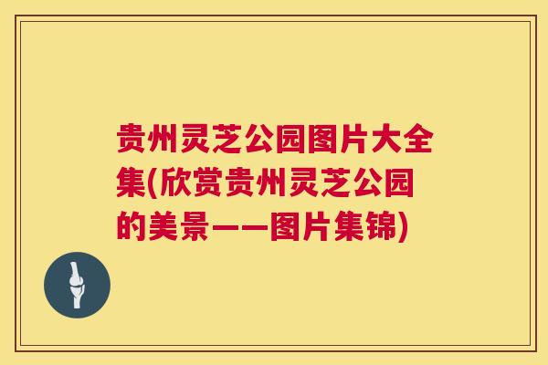 贵州灵芝公园图片大全集(欣赏贵州灵芝公园的美景——图片集锦) 第1张 贵州灵芝公园图片大全集(欣赏贵州灵芝公园的美景——图片集锦) 第1张