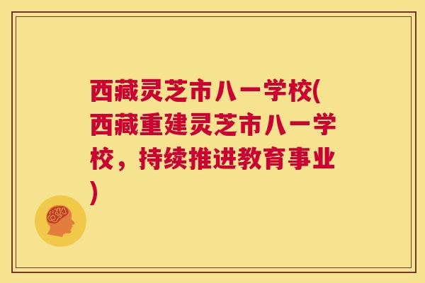 西藏灵芝市八一学校(西藏重建灵芝市八一学校，持续推进教育事业)  第1张