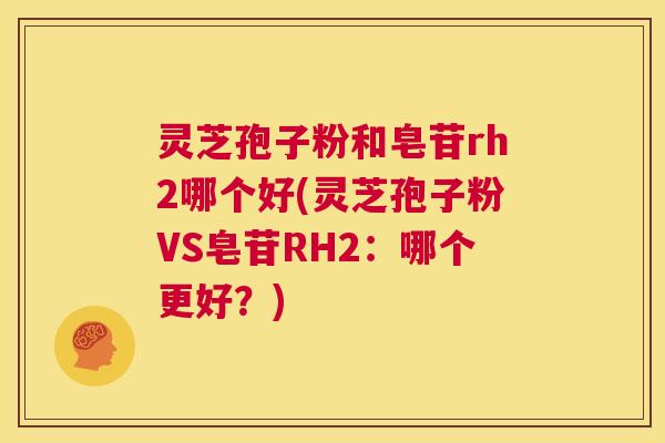 灵芝孢子粉和皂苷rh2哪个好(灵芝孢子粉VS皂苷RH2:哪个更好?) 第1张 灵芝孢子粉和皂苷rh2哪个好(灵芝孢子粉VS皂苷RH2:哪个更好?) 第1张