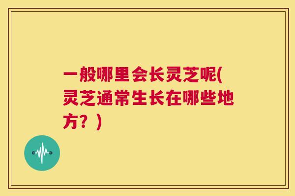 一般哪里会长灵芝呢(灵芝通常生长在哪些地方?) 第1张 一般哪里会长灵芝呢(灵芝通常生长在哪些地方?) 第1张